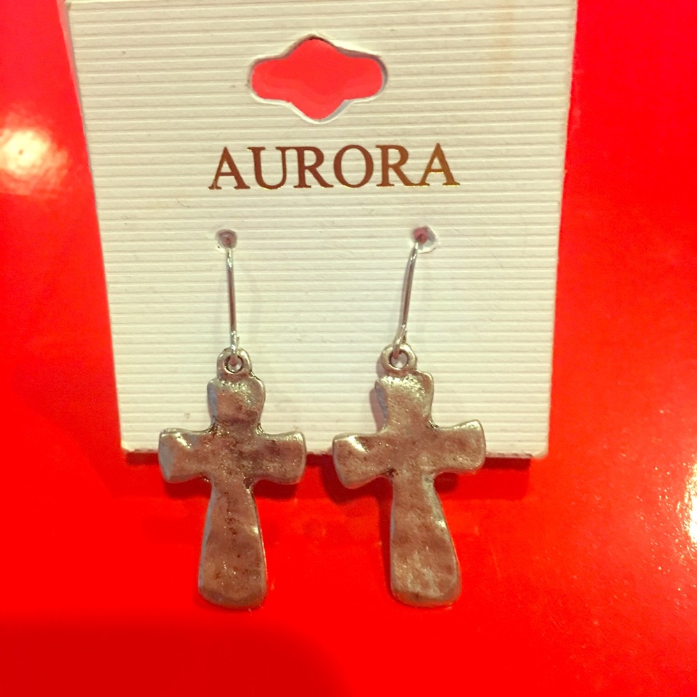 Cross earrings